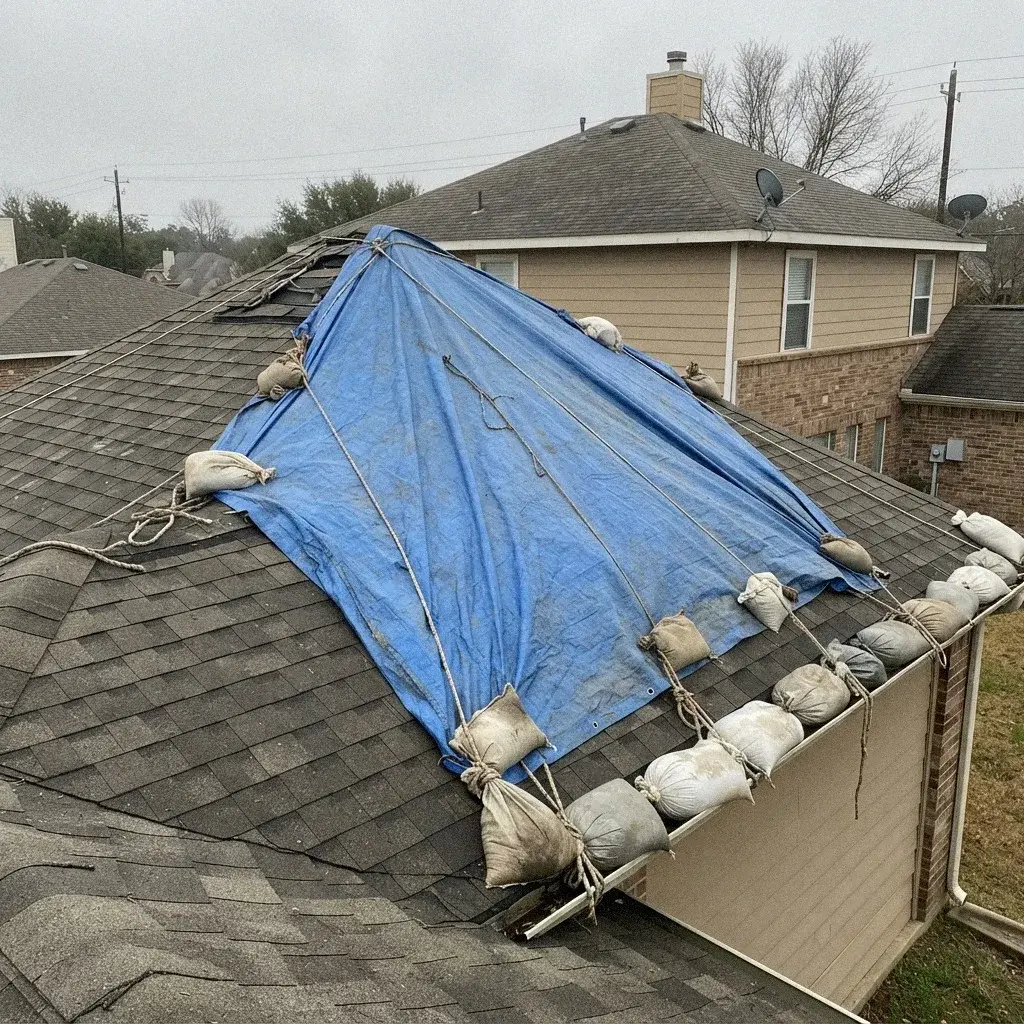 Emergency Roof Tarping service in Bellevue, WA
