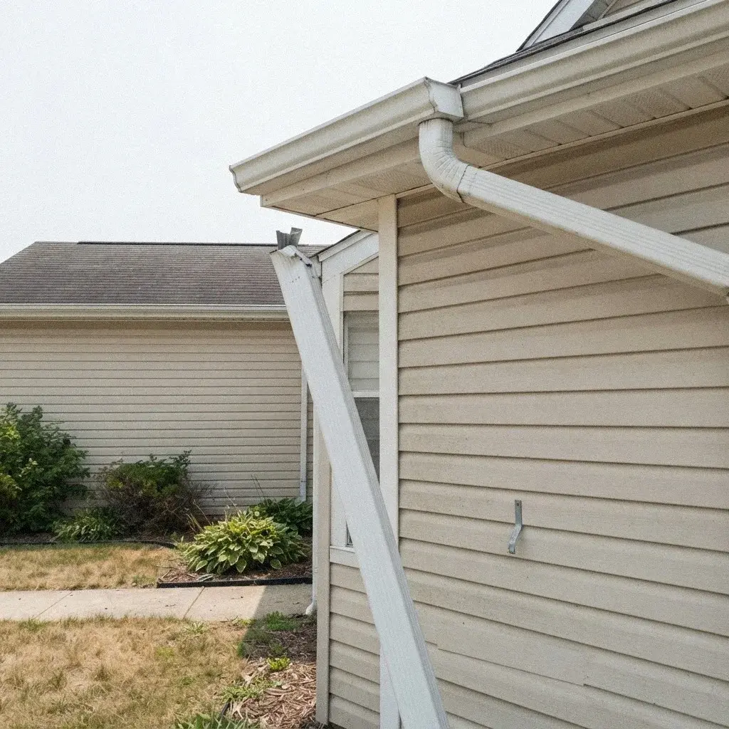 Clogged Gutters roof damage in Bellevue, WA