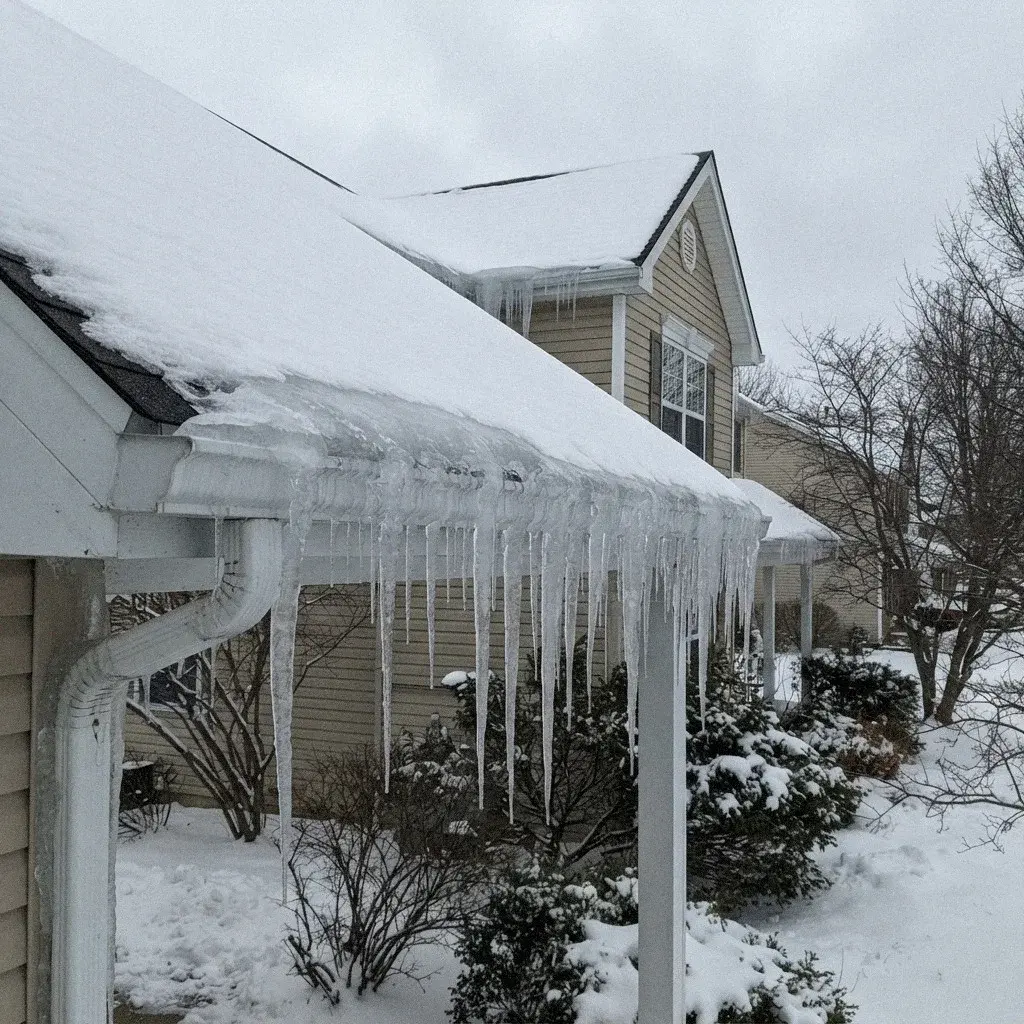 What a Hard Freeze Does to a Bellevue Roof